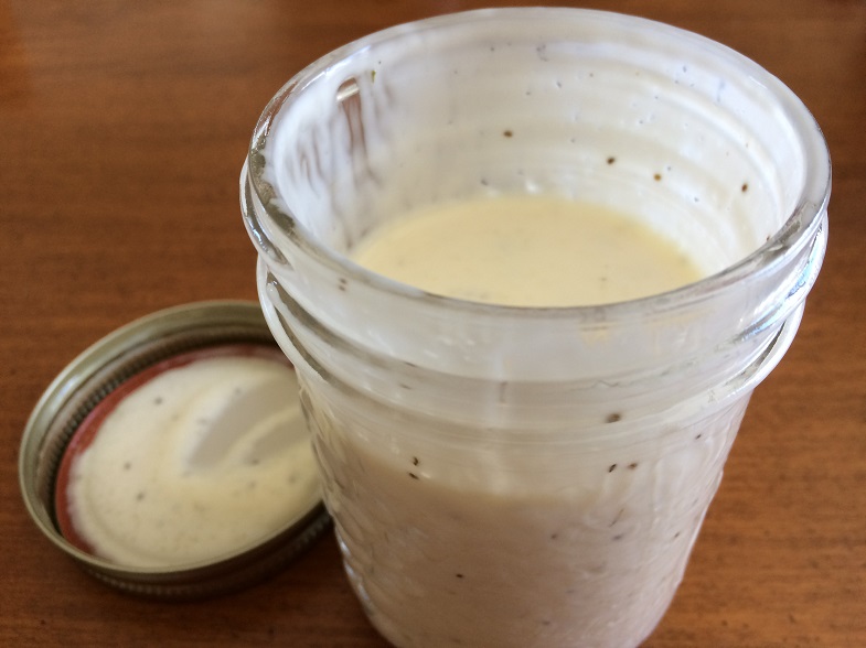 my creamy dressing in a jar